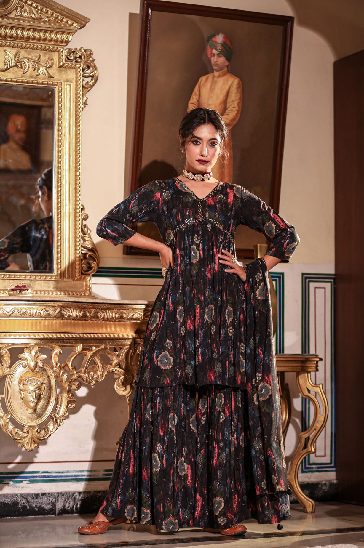 The Royal Coloured Sharara