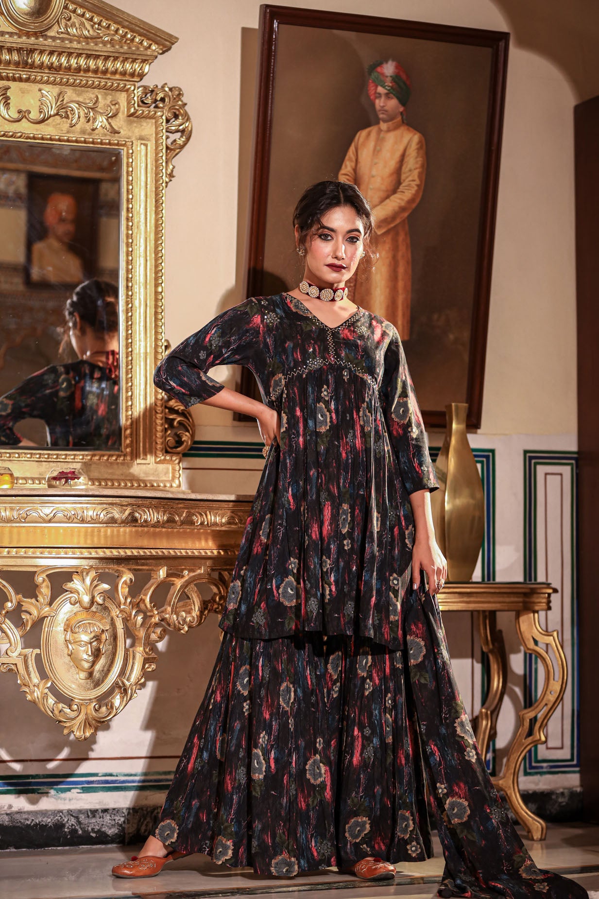 The Royal Coloured Sharara