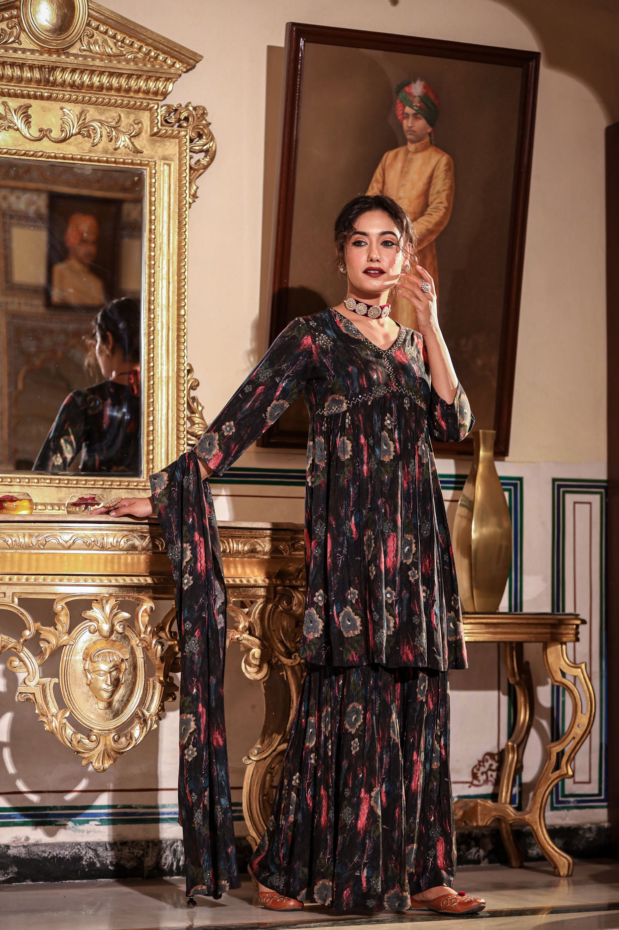The Royal Coloured Sharara
