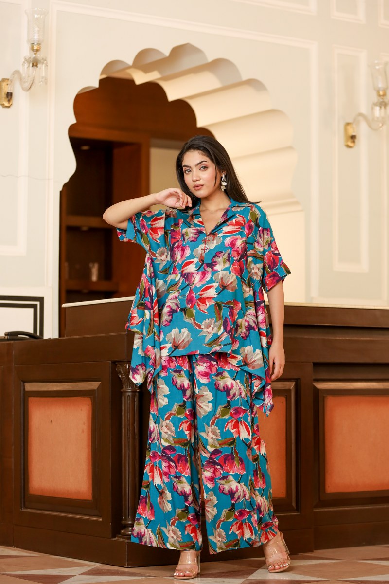 Glamourous Garnet Rayon Coord Set