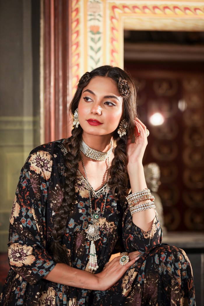 Classy Rayon Printed Sharara Set