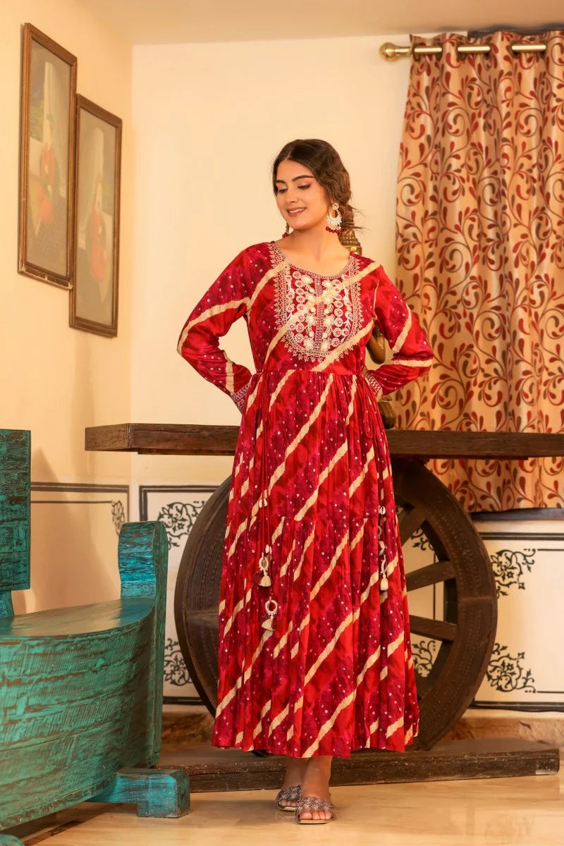 Beautiful Red long gown