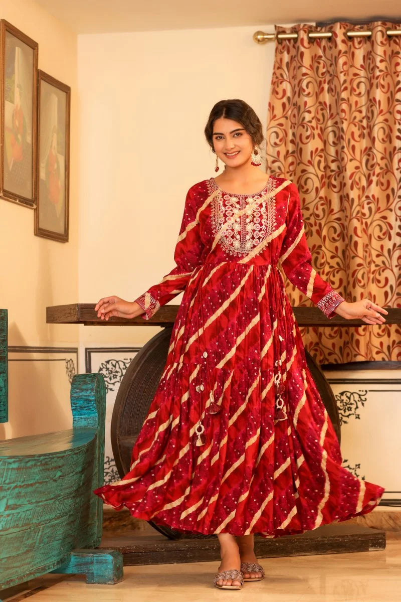 Beautiful Red long gown