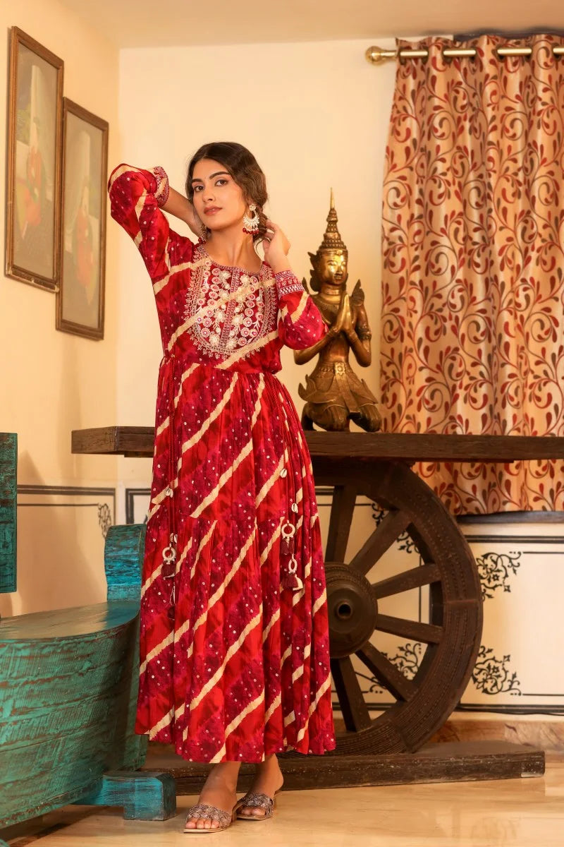 Beautiful Red long gown