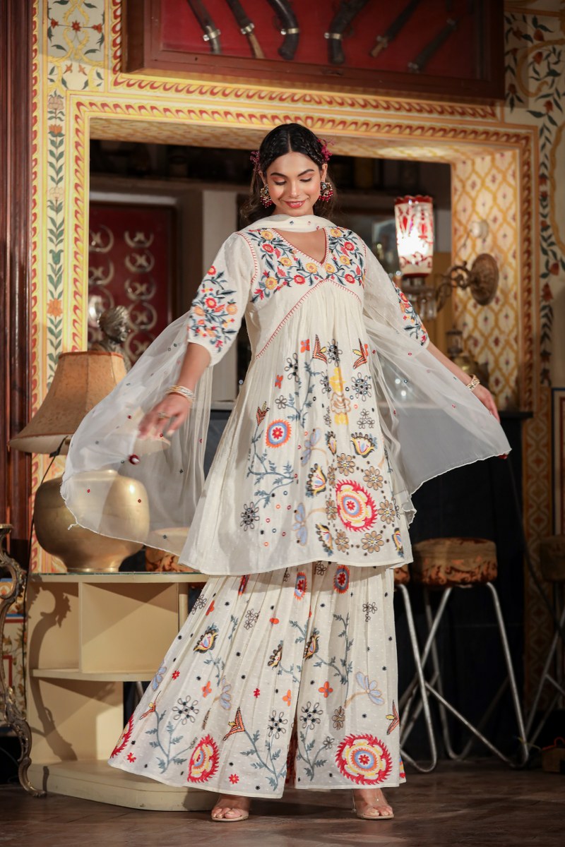 Ethinic Embroidered Whites