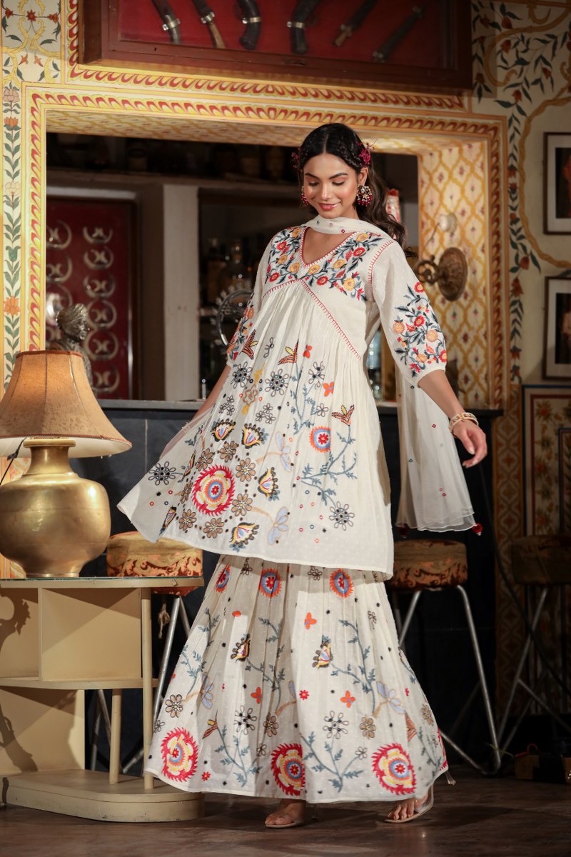 Ethinic Embroidered Whites