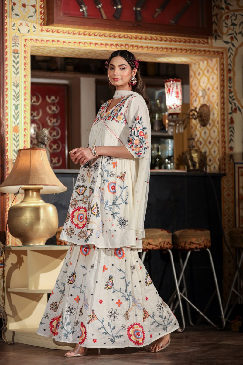 Ethinic Embroidered Whites