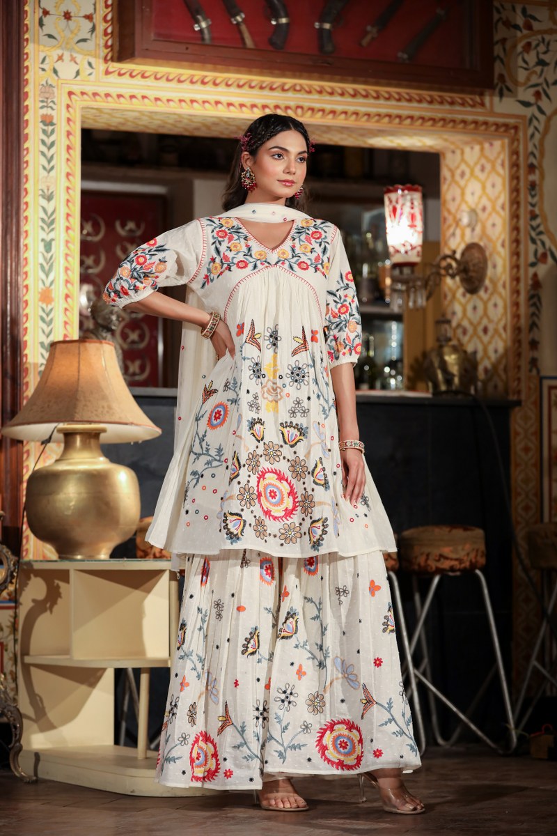 Ethinic Embroidered Whites