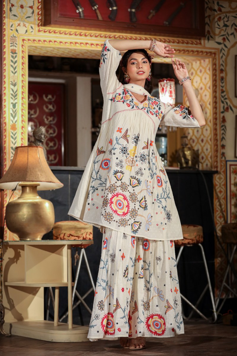 Ethinic Embroidered Whites