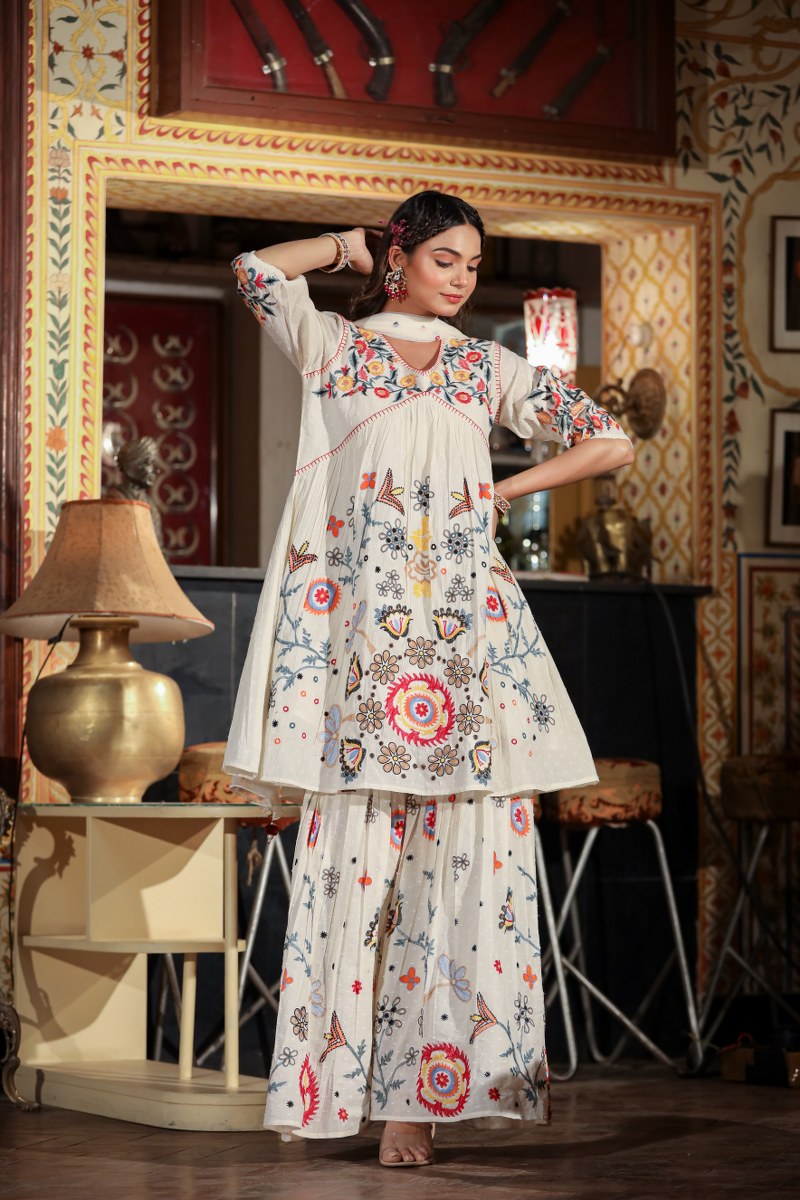 Ethinic Embroidered Whites