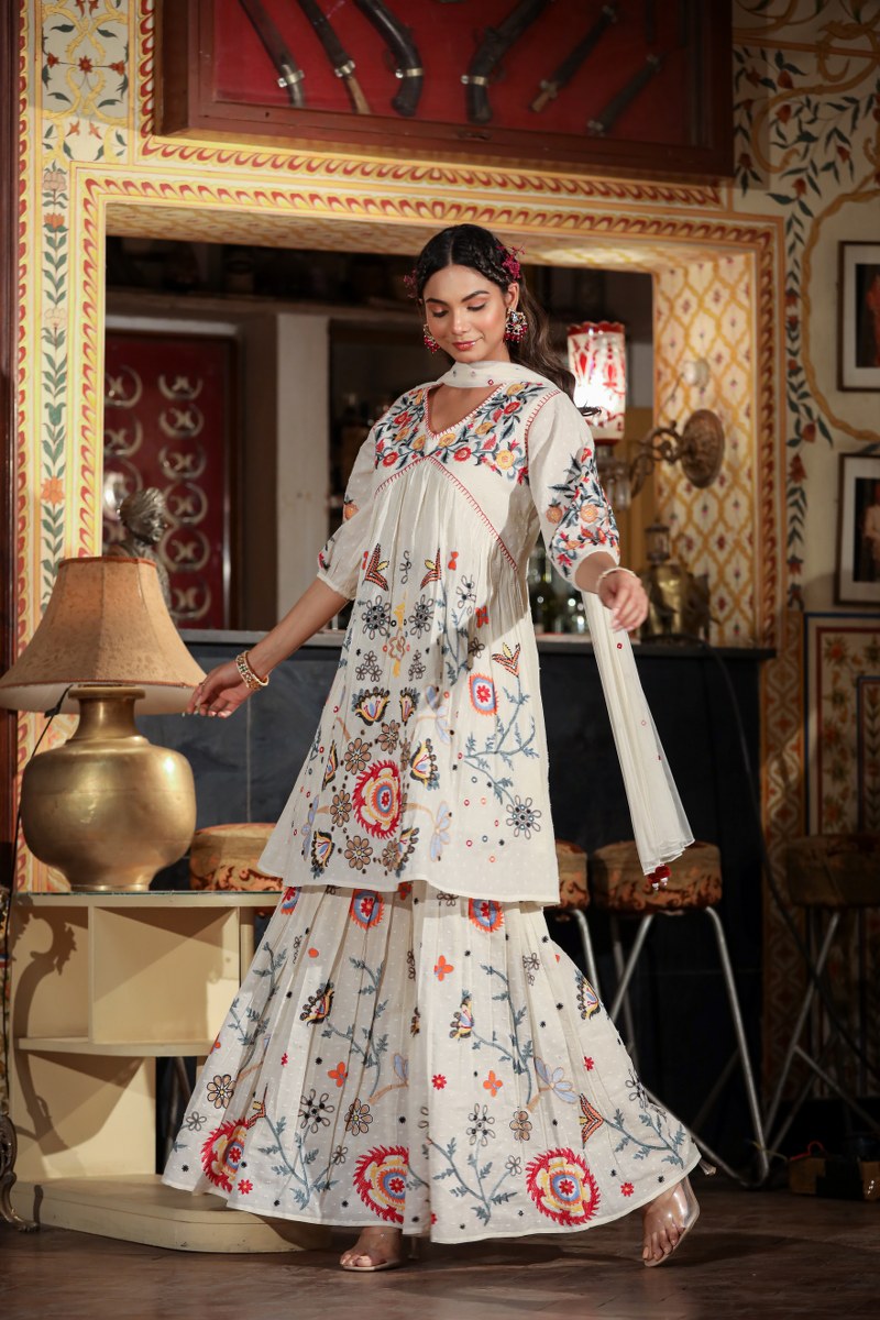 Ethinic Embroidered Whites