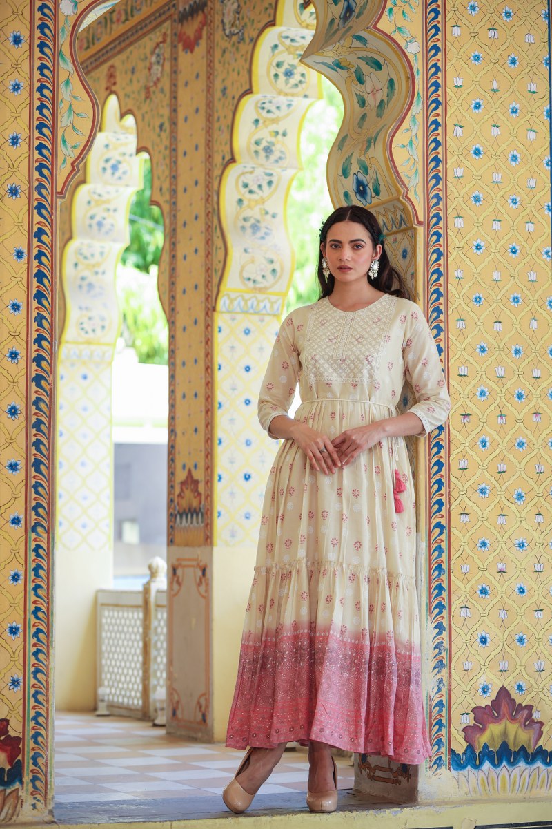 Stylish White Long Dress for Women
