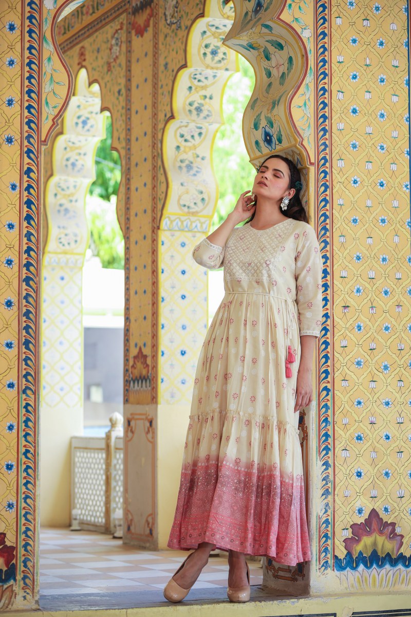 Stylish White Long Dress for Women