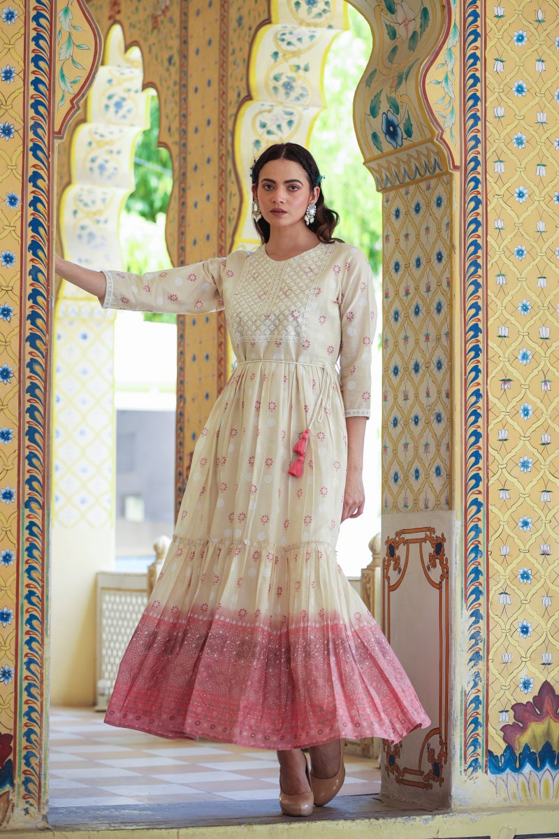 Stylish White Long Dress for Women