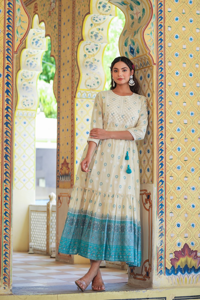 Stylish White Long Dress for Women
