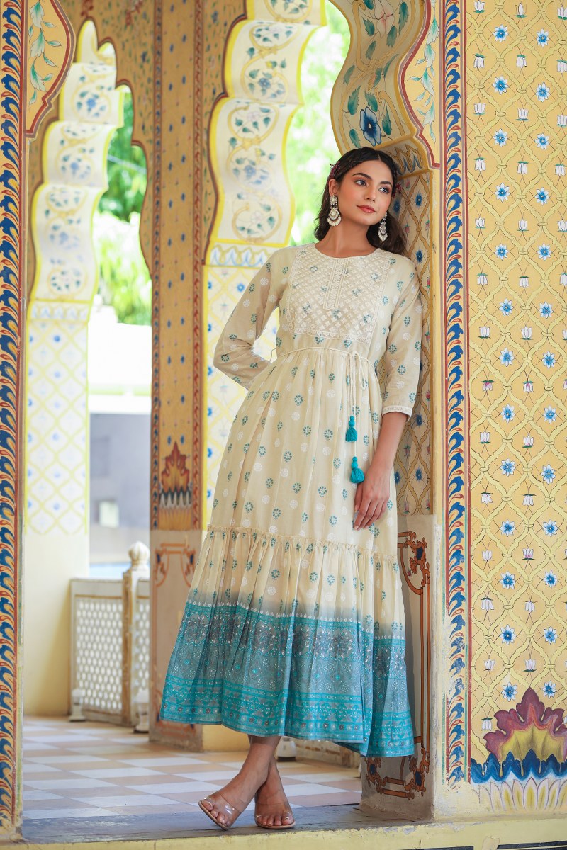 Stylish White Long Dress for Women