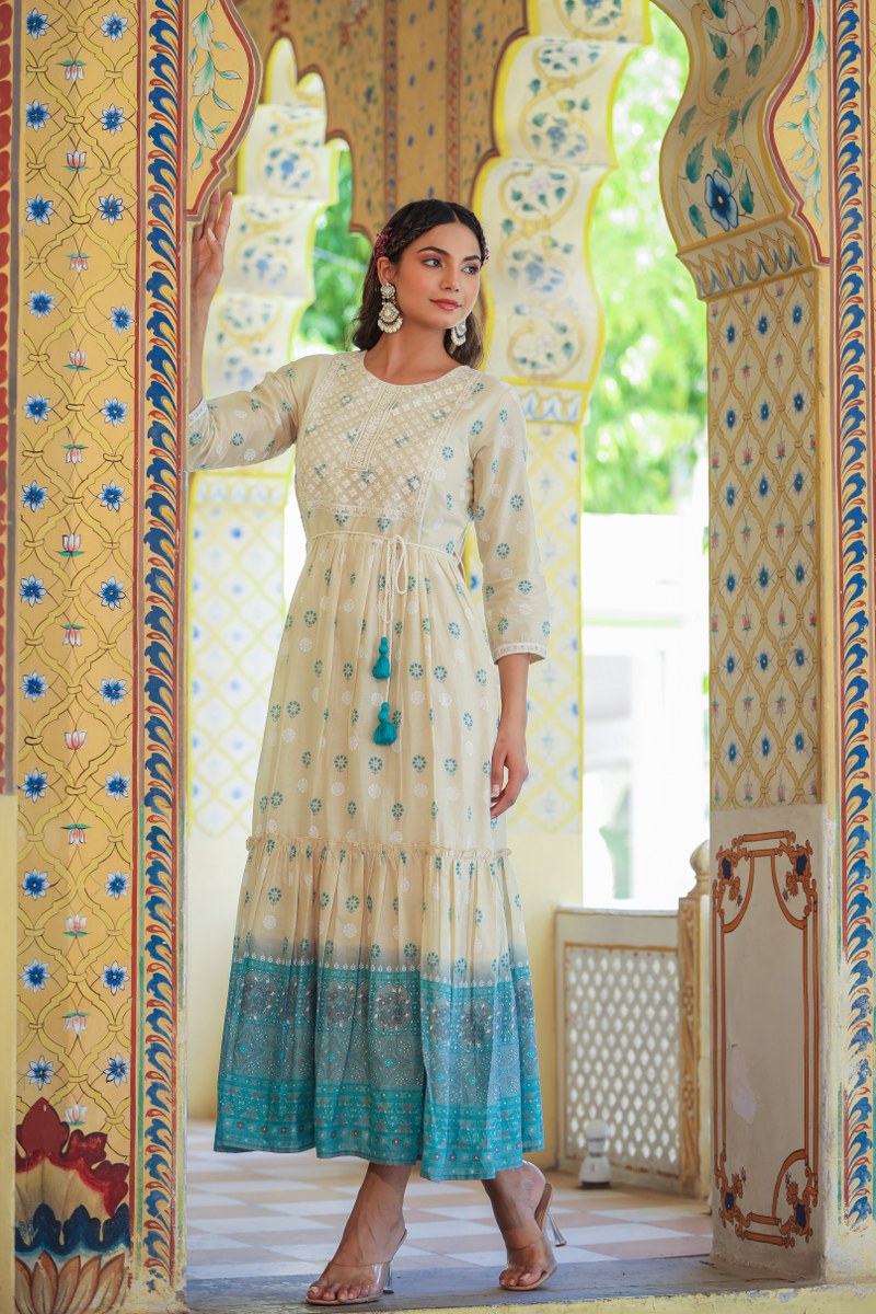 Stylish White Long Dress for Women