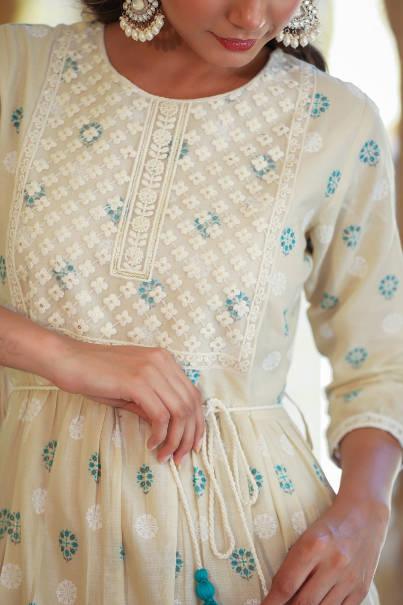 Stylish White Long Dress for Women