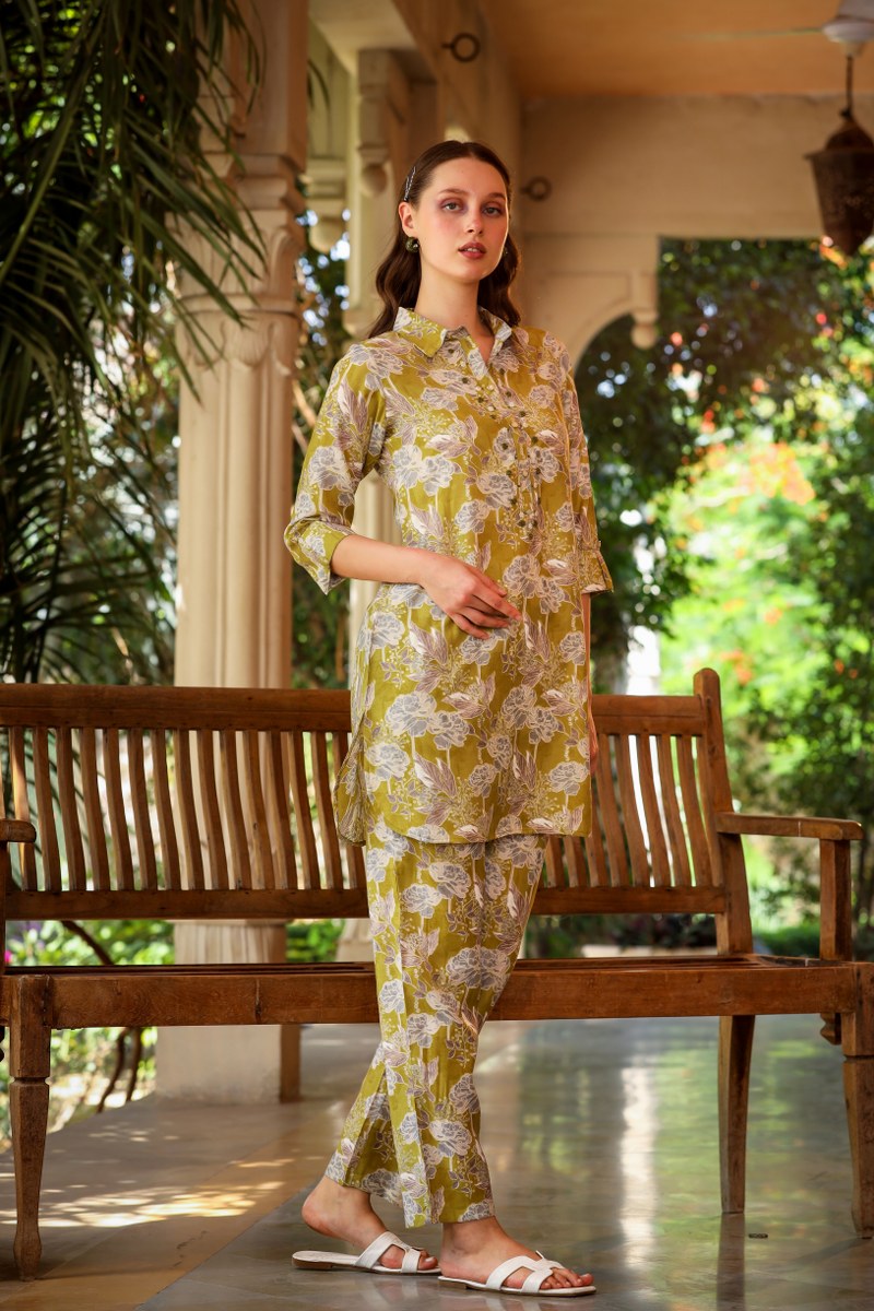 Timeless Modal Chanderi Coord Set😍