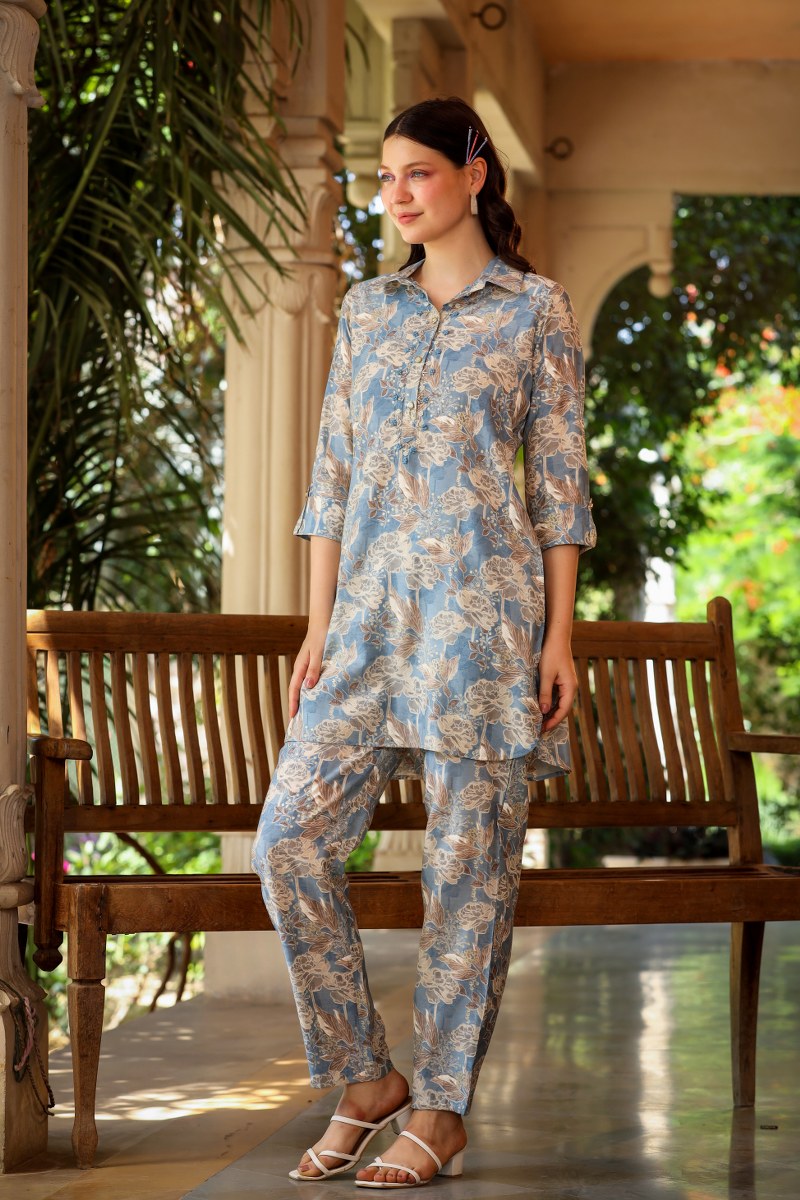 Timeless Modal Chanderi Coord Set😍
