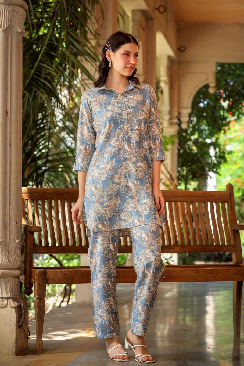 Timeless Modal Chanderi Coord Set😍