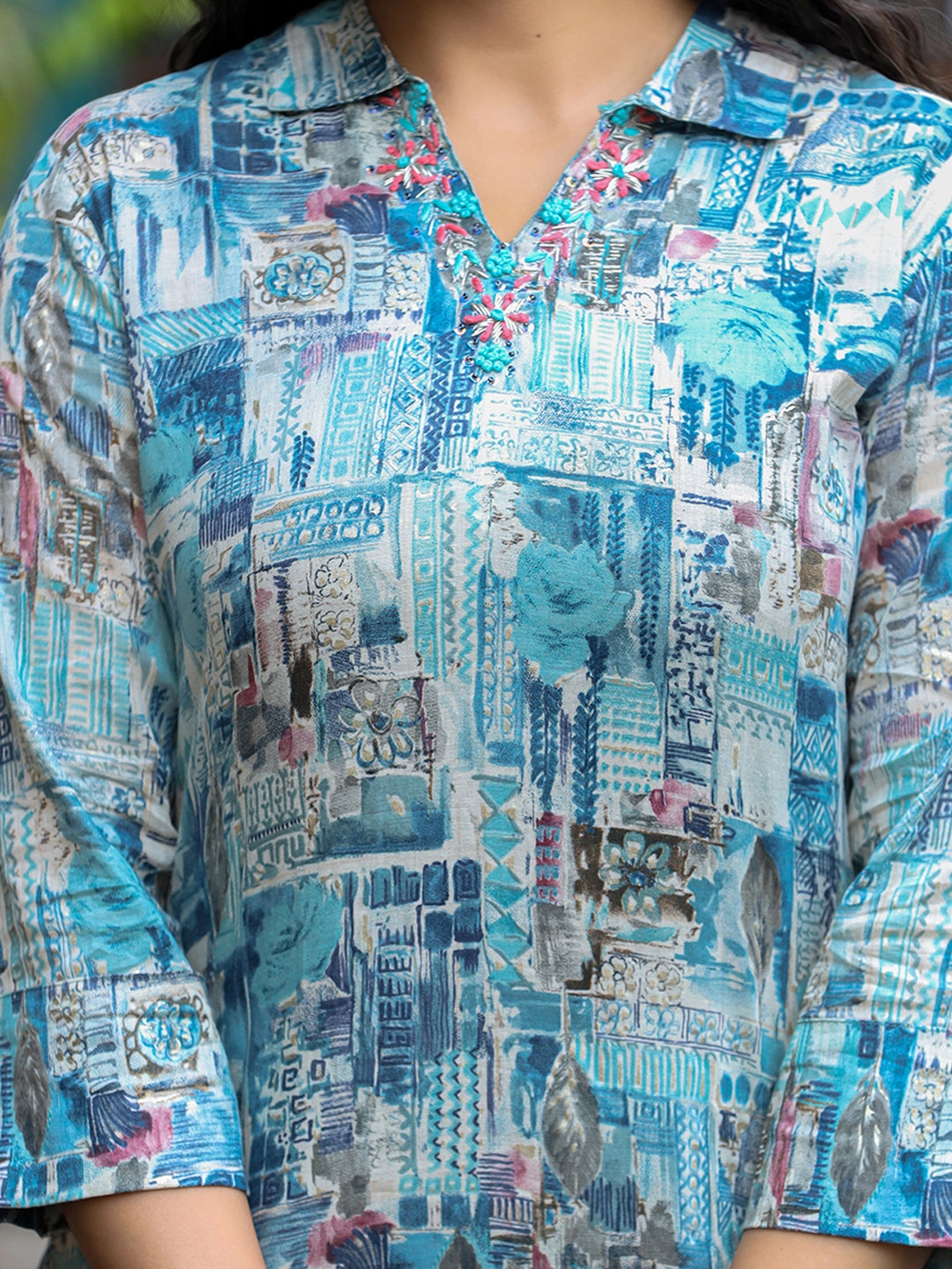 loomed cotton co ord set