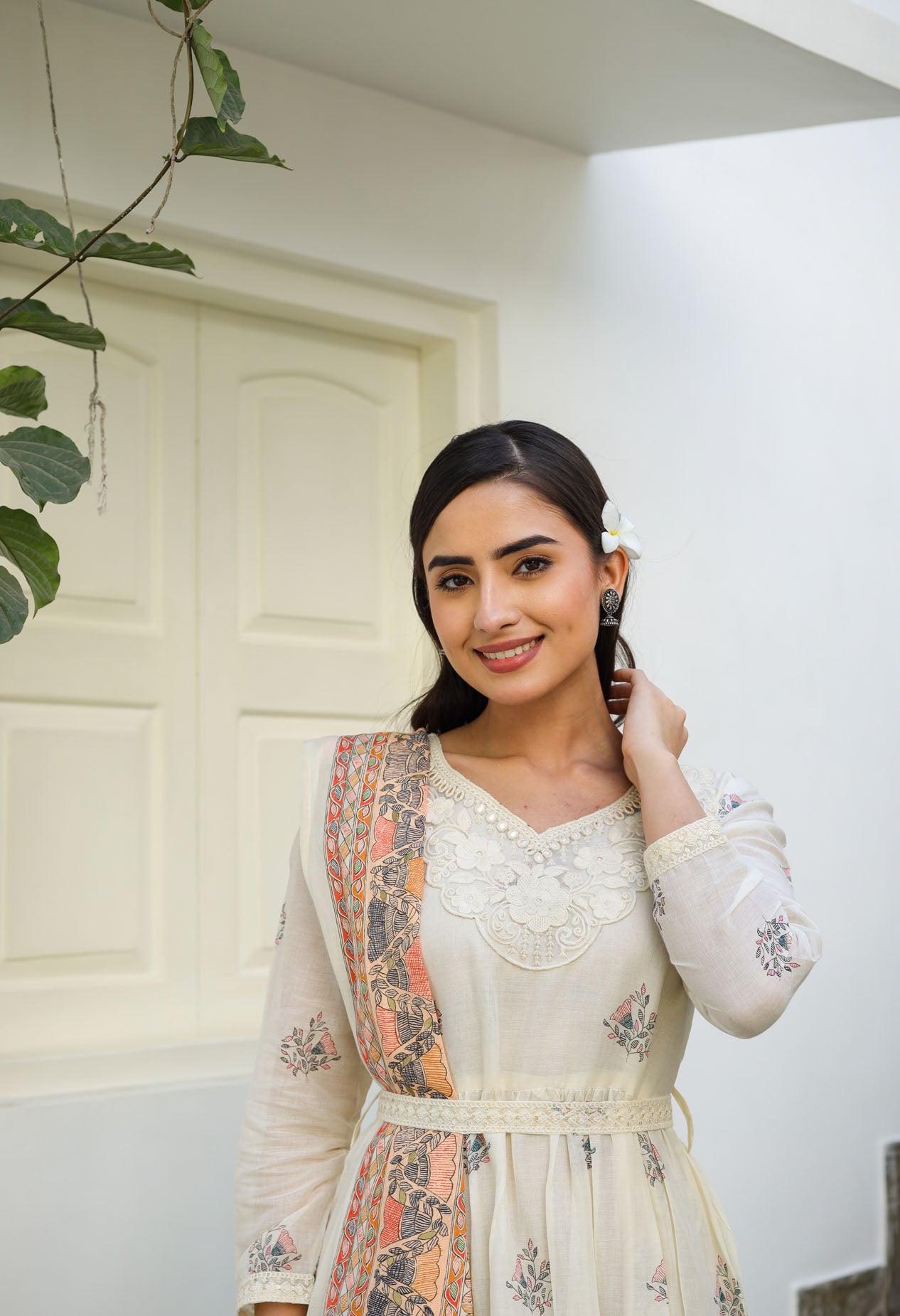 Luminous White Couture Long Gown🤩