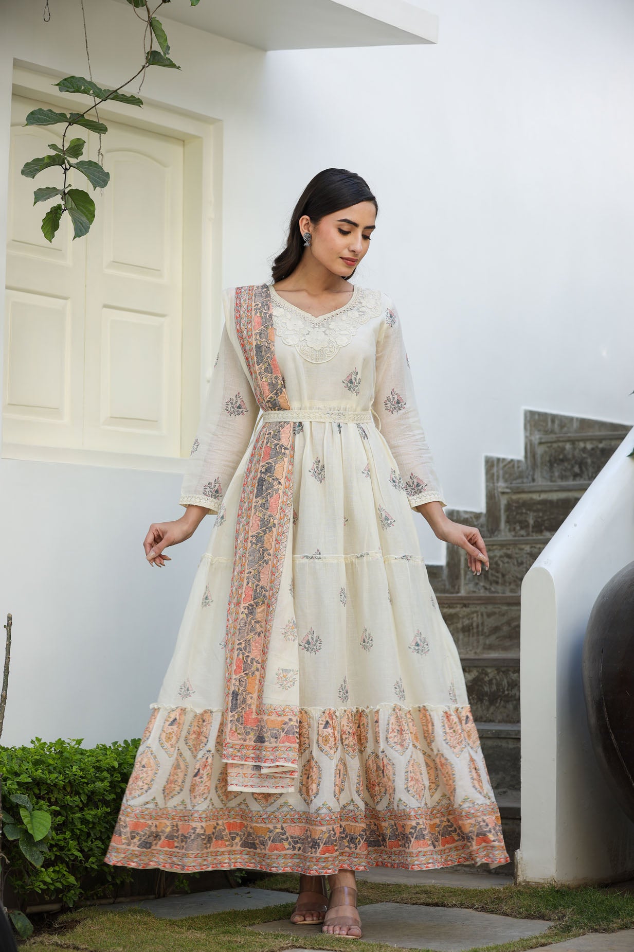 Luminous White Couture Long Gown🤩