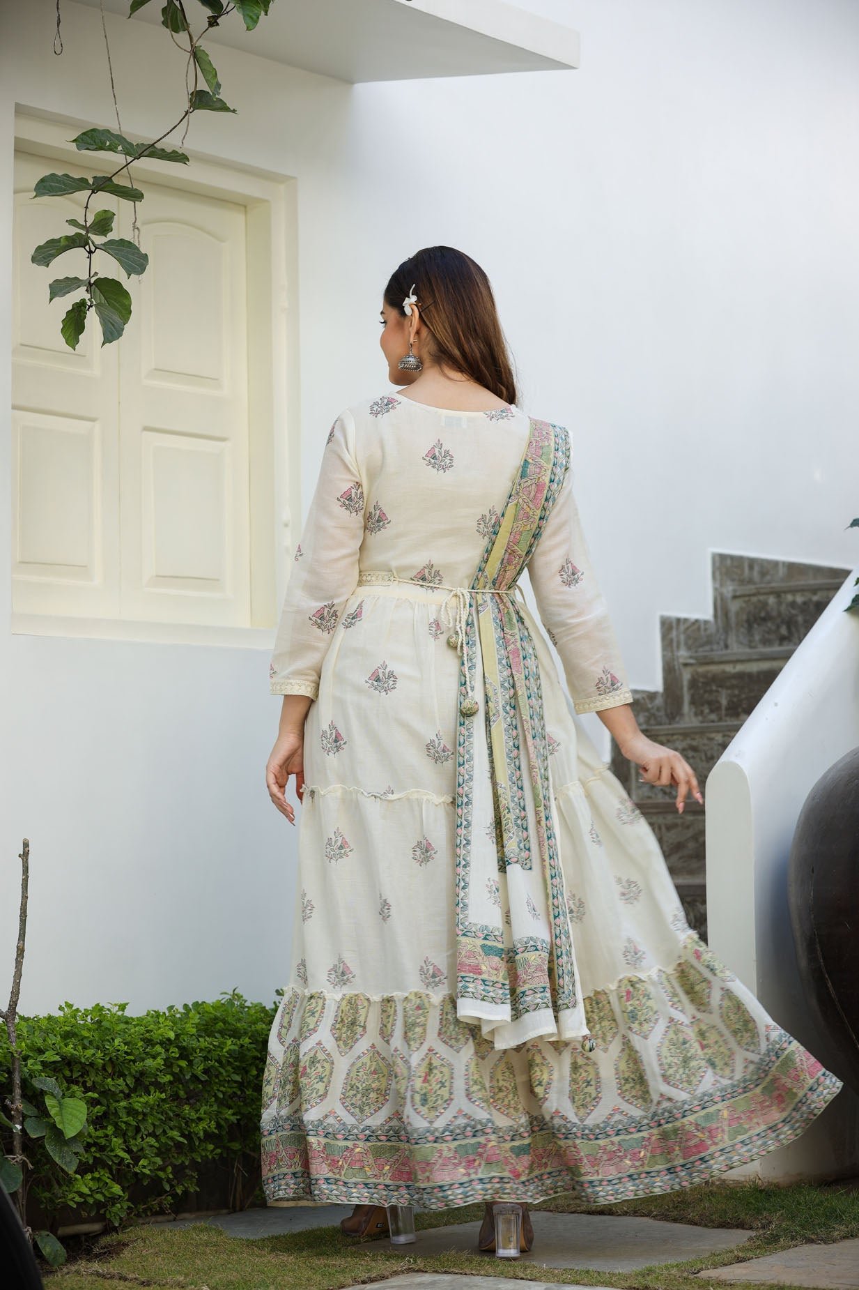 Luminous White Couture Long Gown🤩