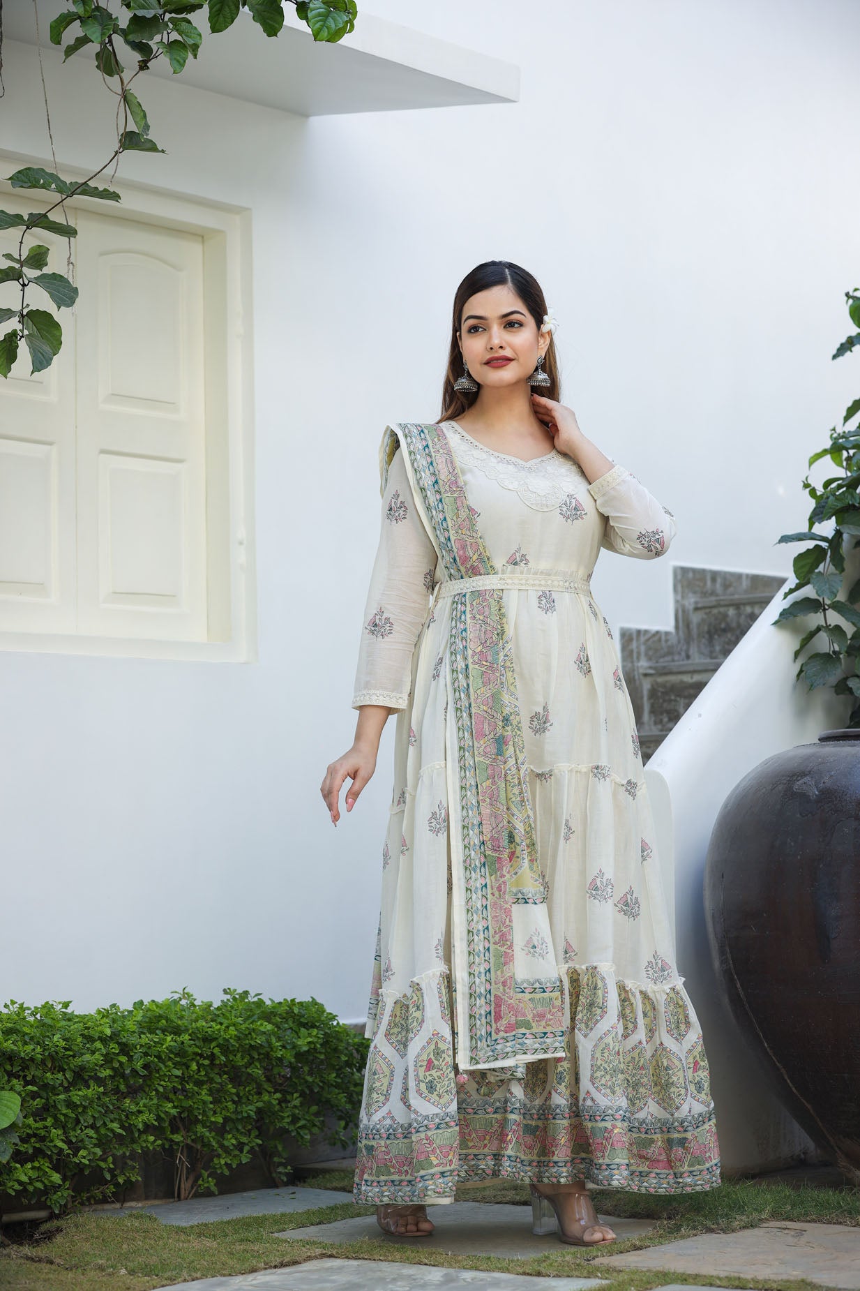 Luminous White Couture Long Gown🤩