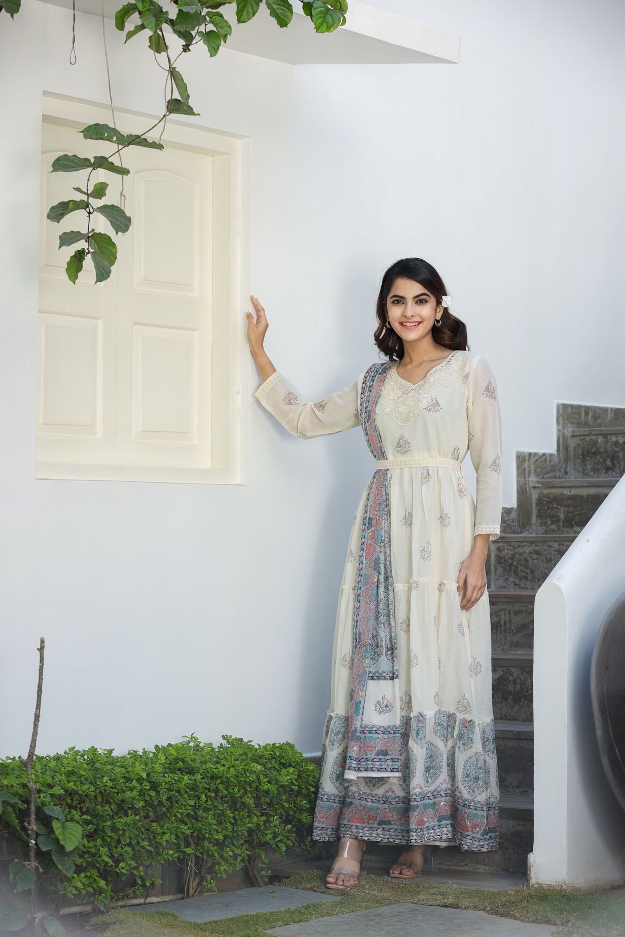 Luminous White Couture Long Gown🤩