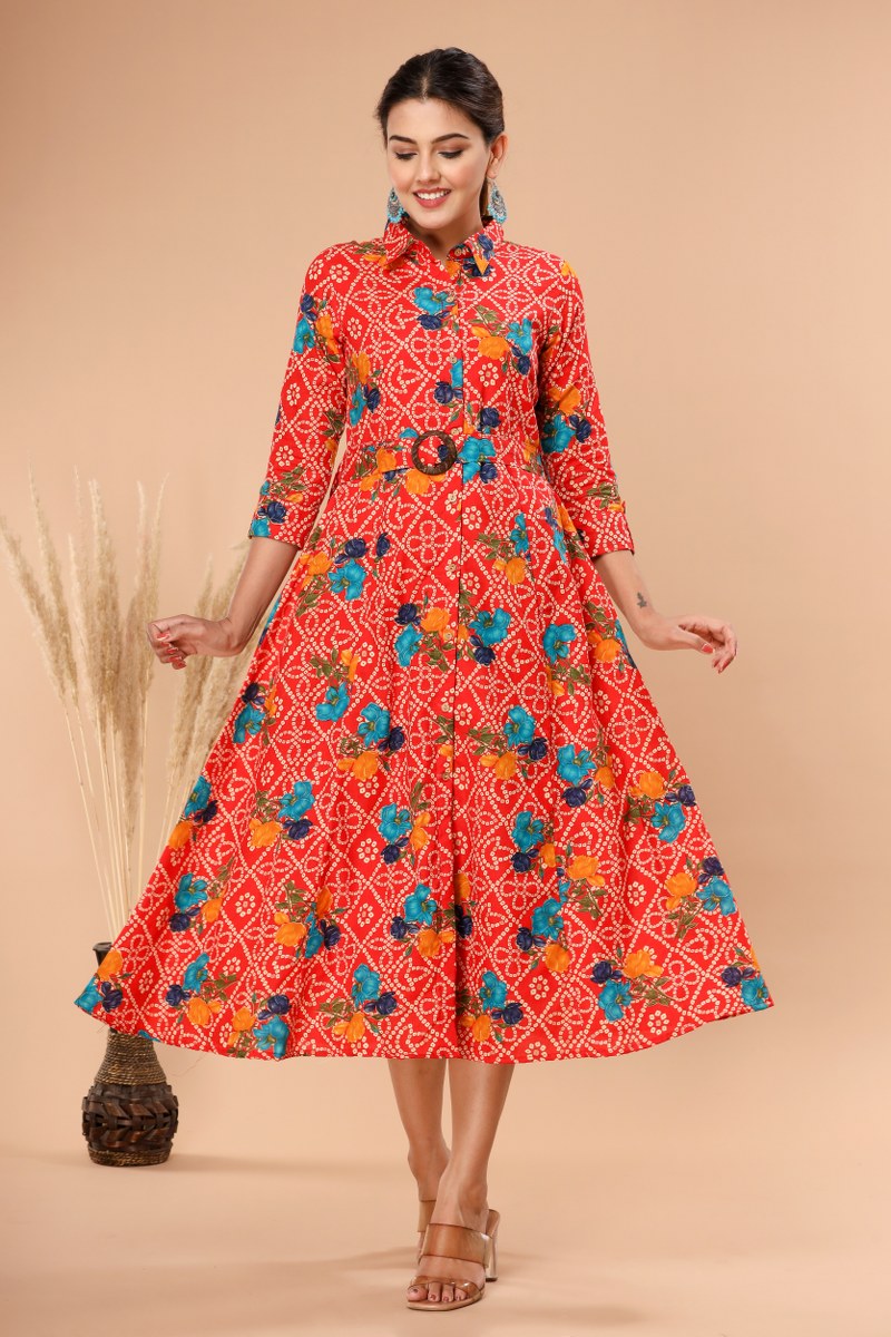 Stylish Georgette Middies Gown