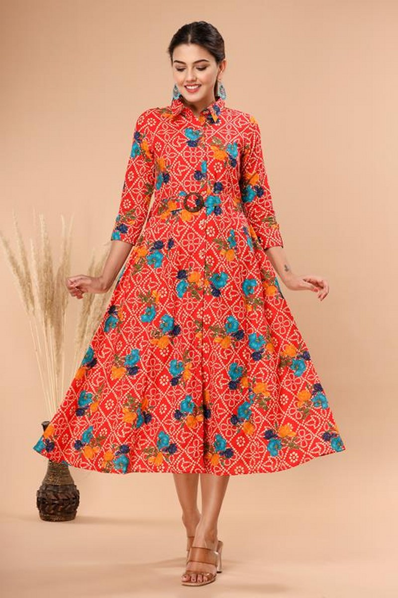 Stylish Georgette Middies Gown