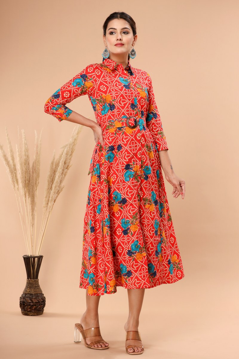 Stylish Georgette Middies Gown