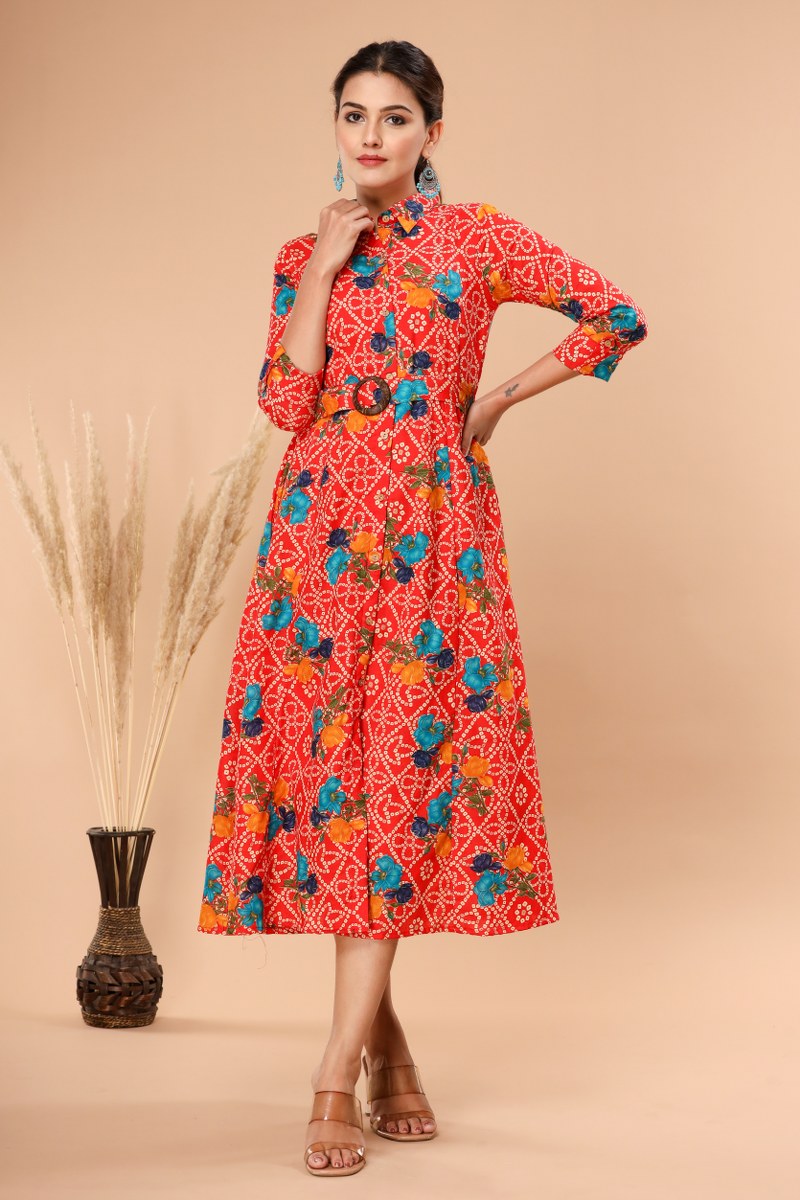 Stylish Georgette Middies Gown