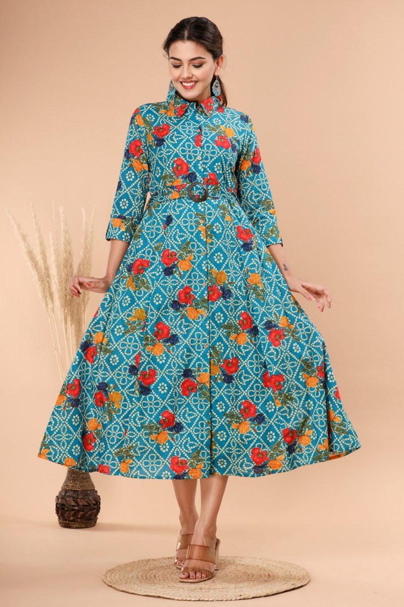 Stylish Georgette Middies Gown