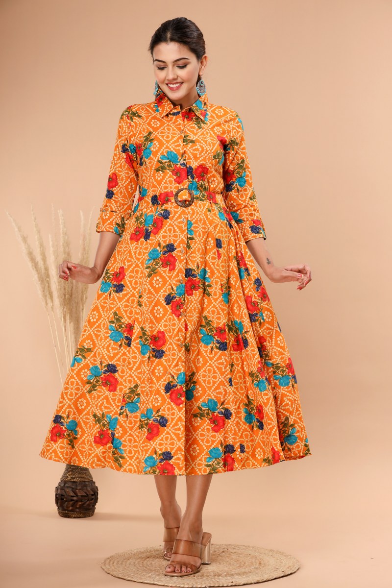 Stylish Georgette Middies Gown