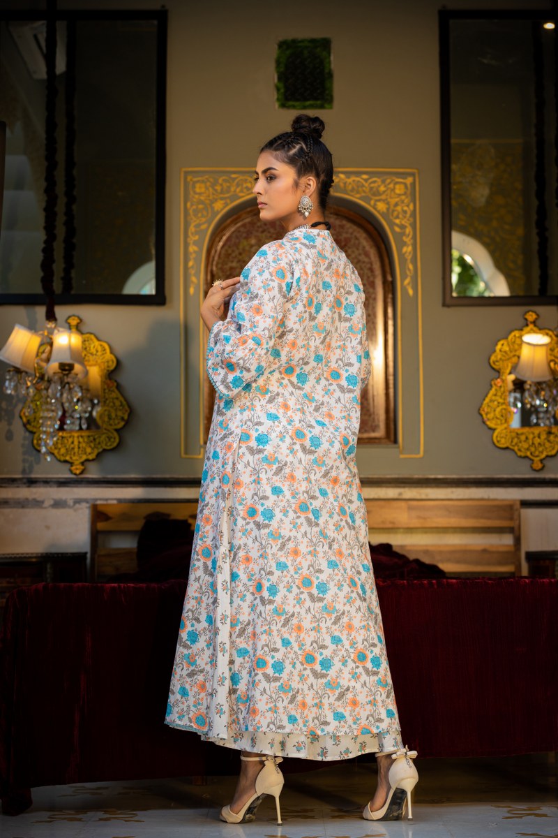 Copy of Beautiful A-line Blue Middie