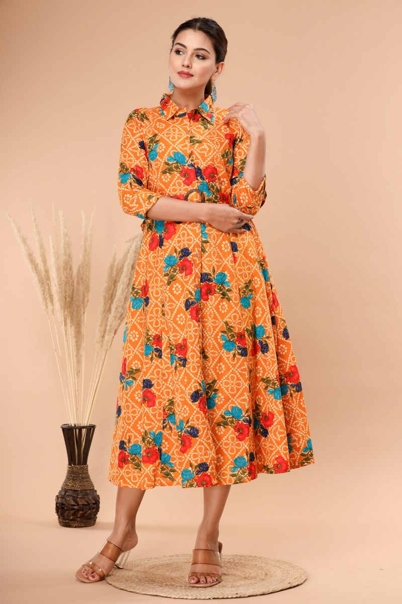 Stylish Georgette Middies Gown