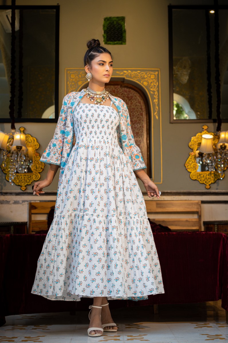 Copy of Beautiful A-line Blue Middie