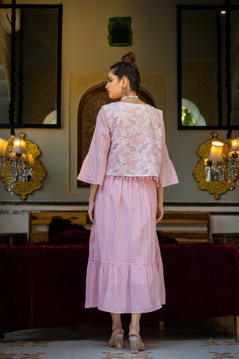 Stylish Pink Long gown
