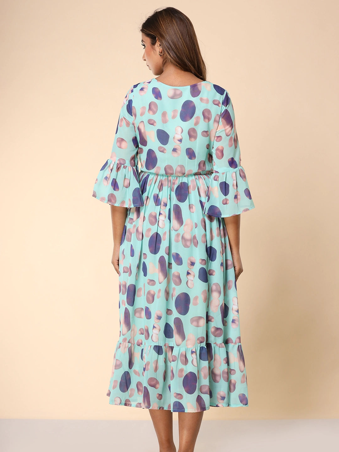 Stylish Printed Middie Dress