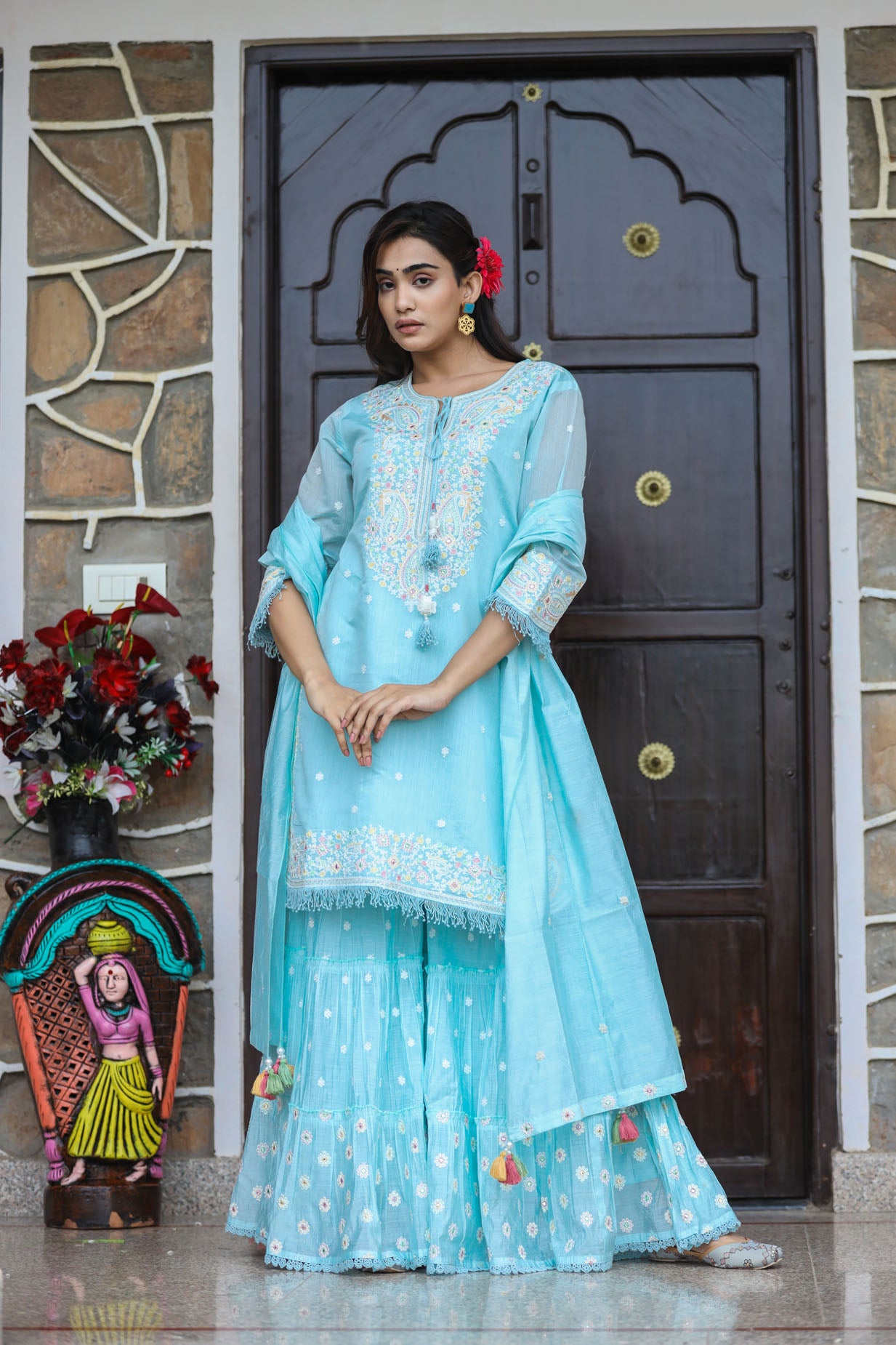 The Cotton Embroidered Beauty