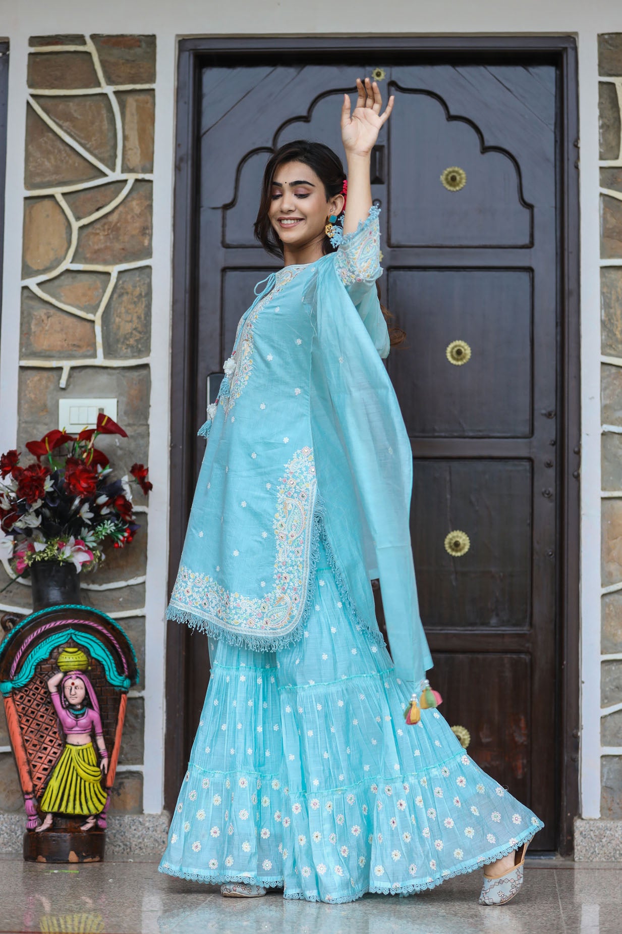 The Cotton Embroidered Beauty
