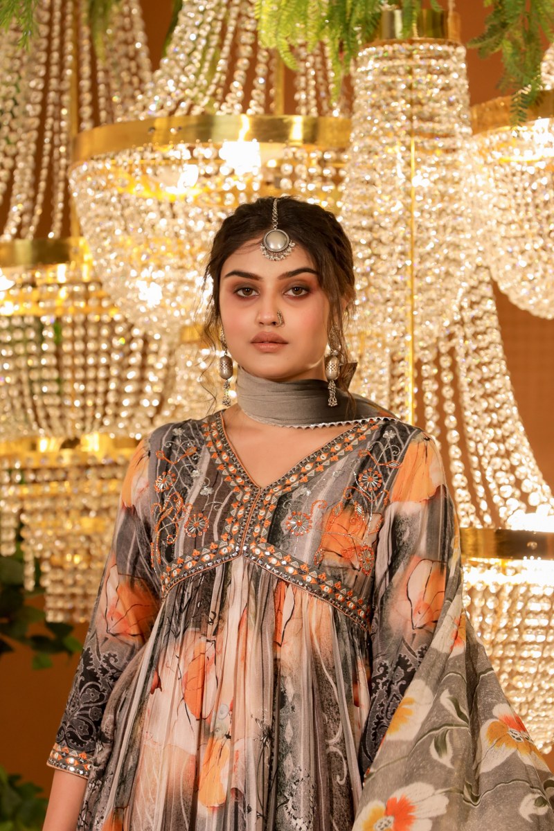 Marvelous Chinon Sharara Set