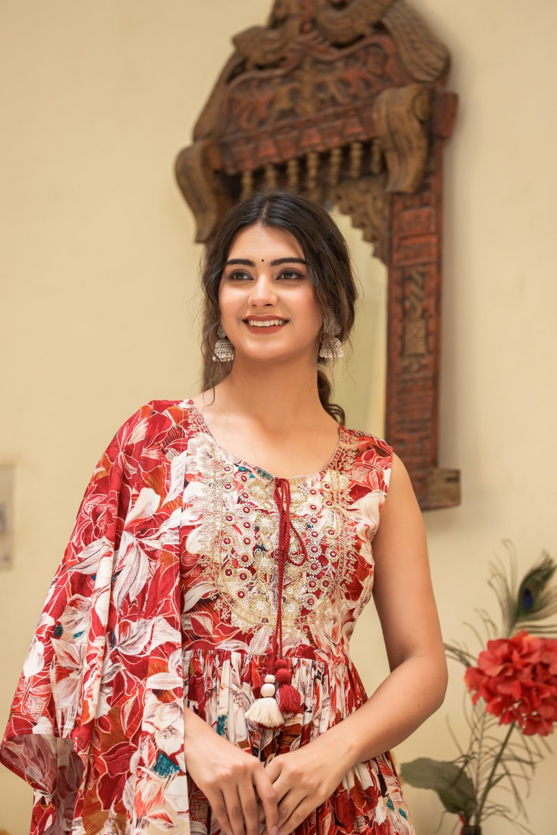 Elegant Rayon Sharara Set