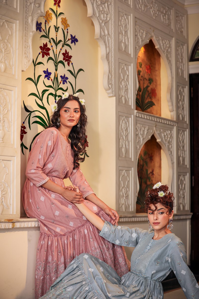 Stylish Cotton Long Gown