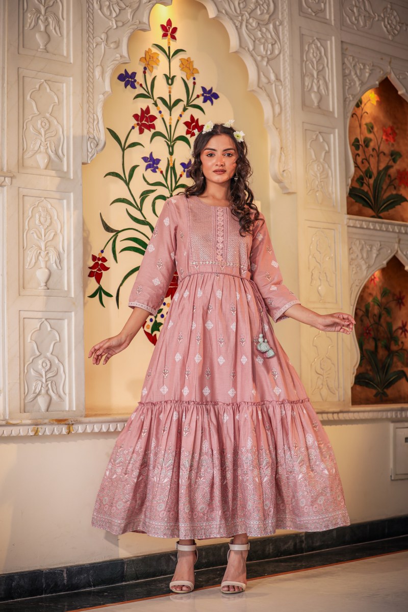 Stylish Cotton Long Gown