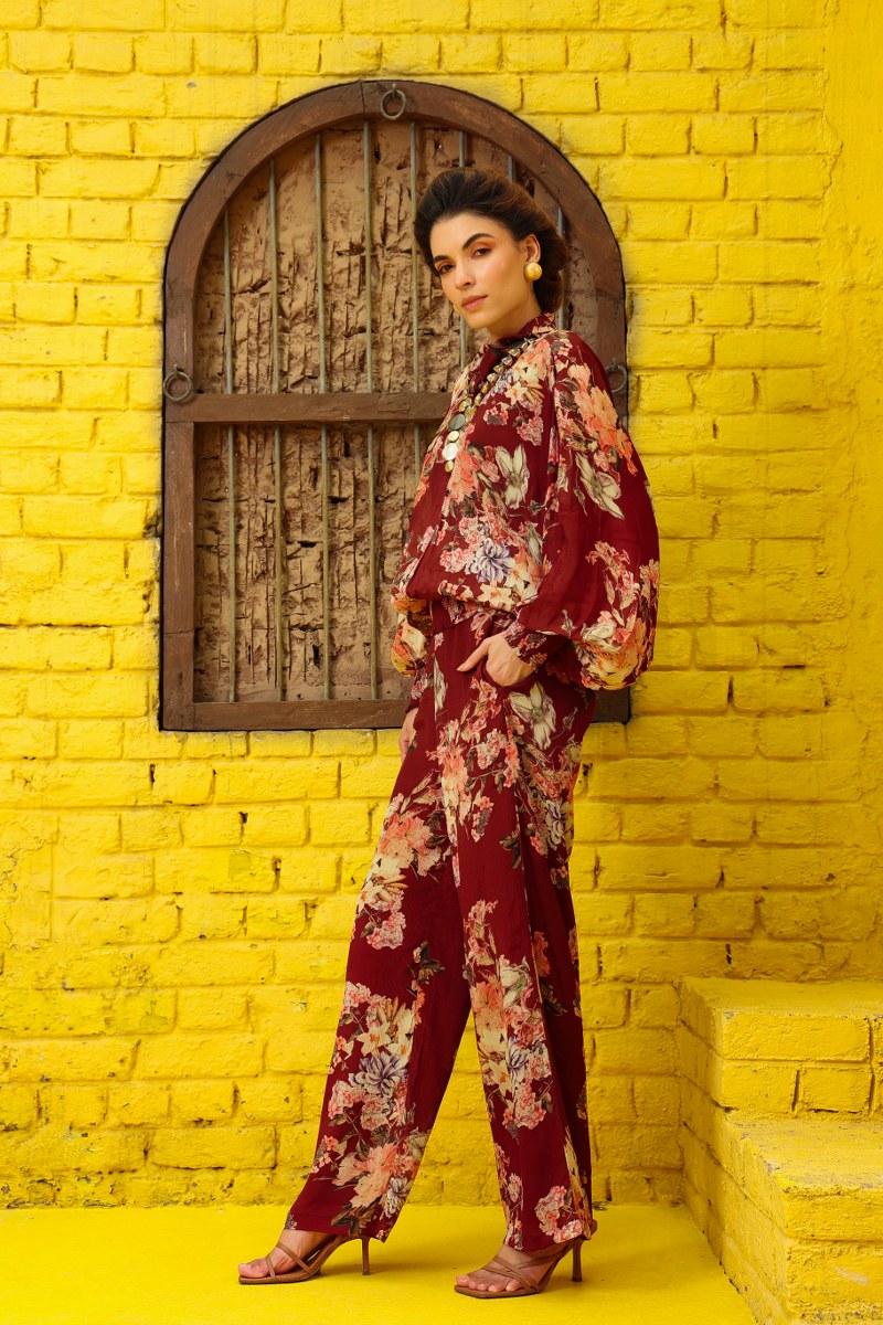 Cranberry Crush Chinon Coord Set