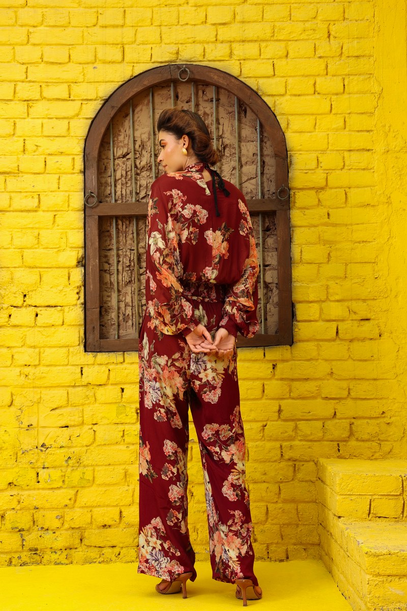 Cranberry Crush Chinon Coord Set